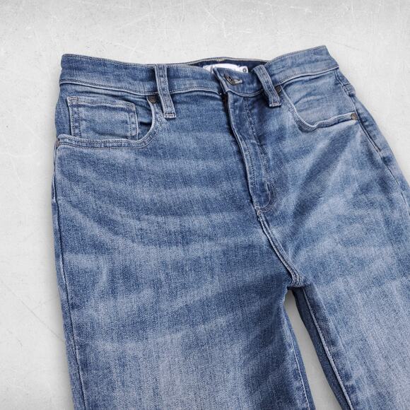 Carve Designs Carson Jeans Women 6 Blue Tapered Organic Casual Chic Trendy - Picture 2 of 10